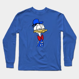 Dubious (Donald) Duck Long Sleeve T-Shirt